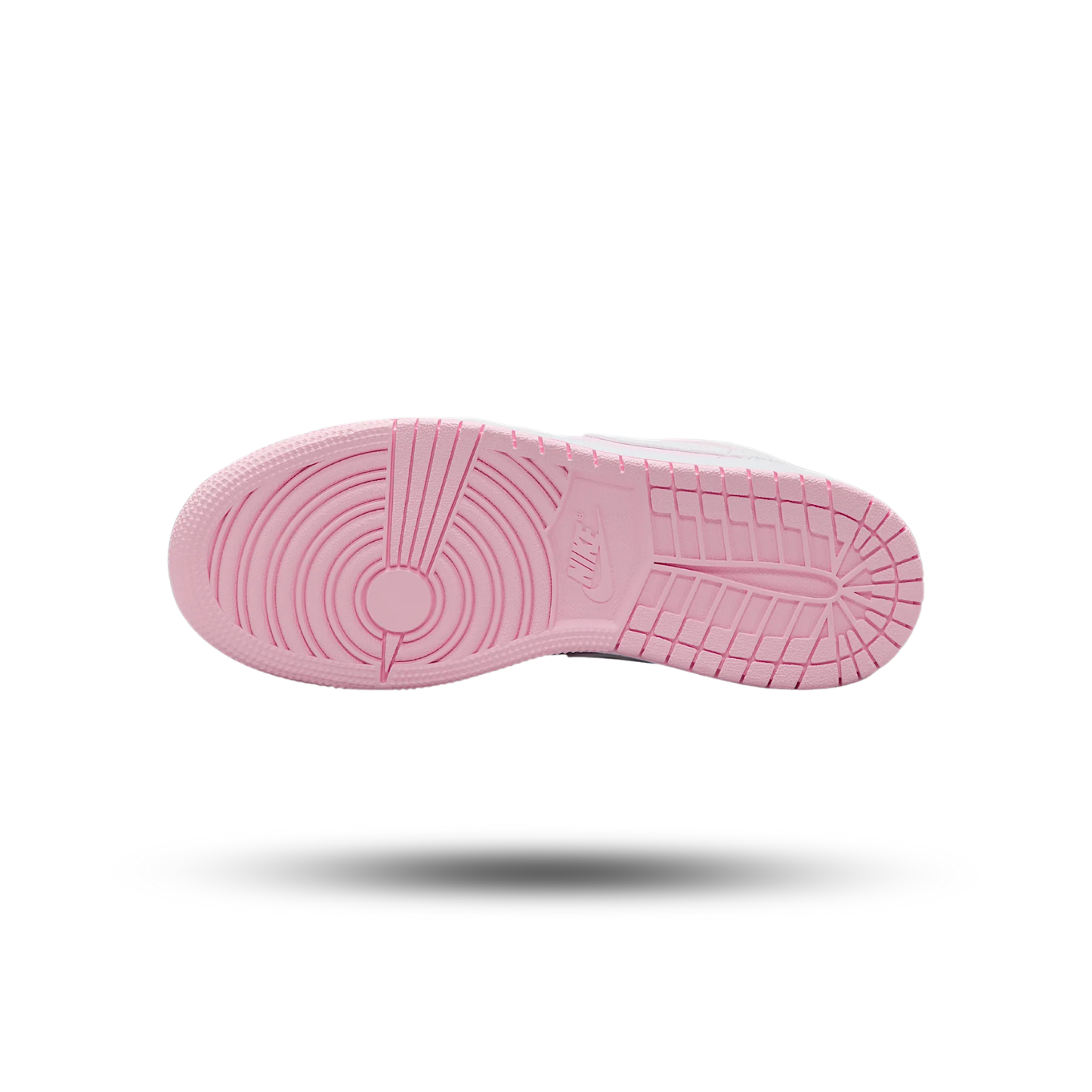 Air Jordan 1 Low Pink Foam Fire Red White (GS)