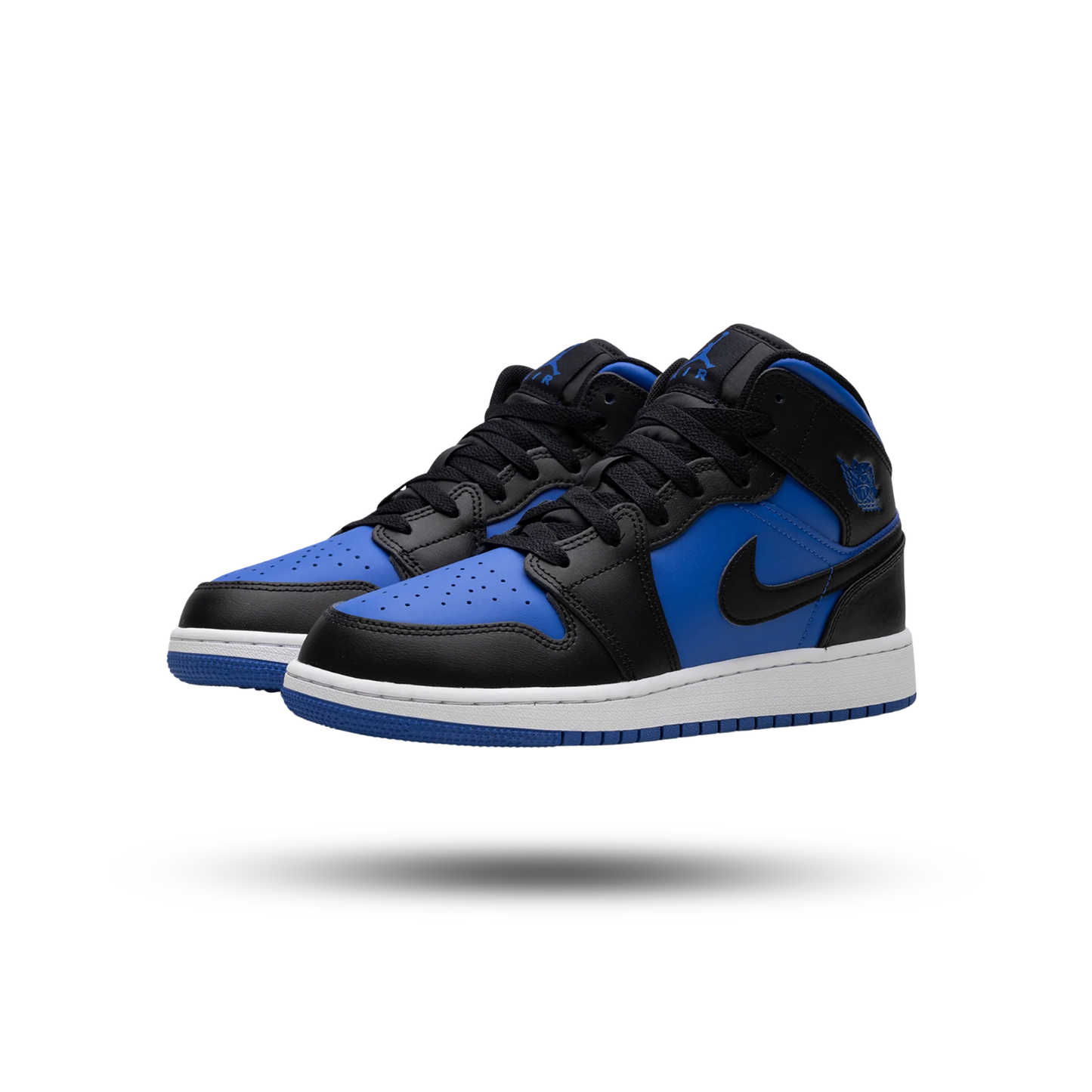 Air Jordan 1 Mid Black Royal Blue (GS)