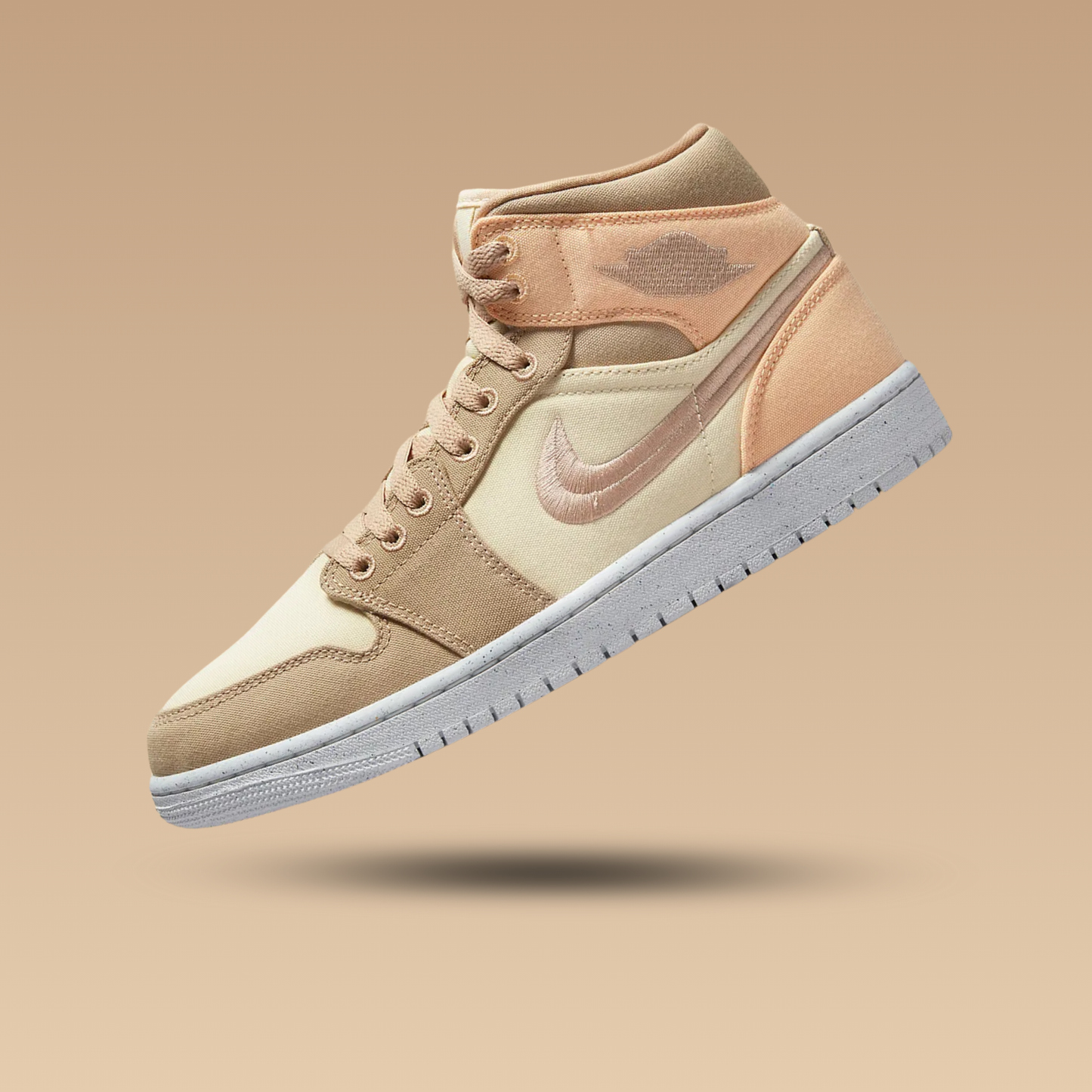 Air Jordan 1 Mid SE Canvas Khaki (Women's)