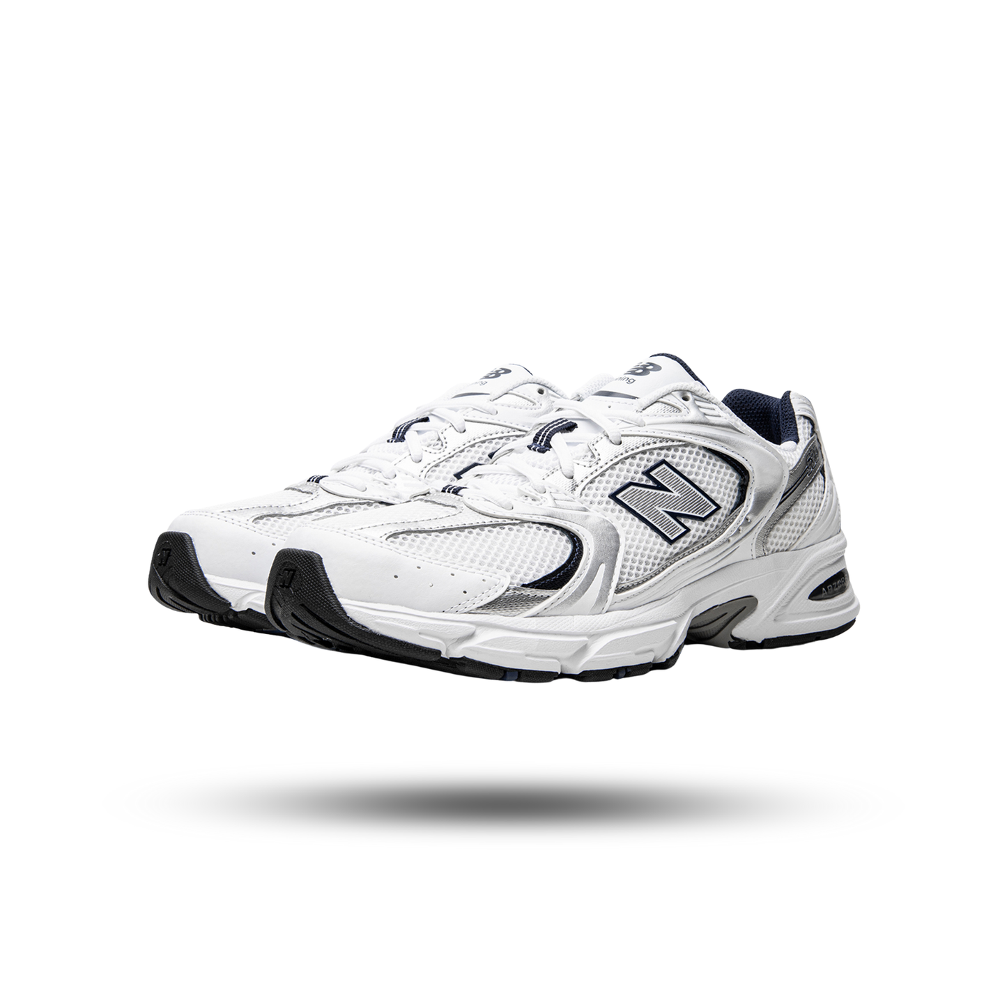 New Balance 530 White Silver Navy