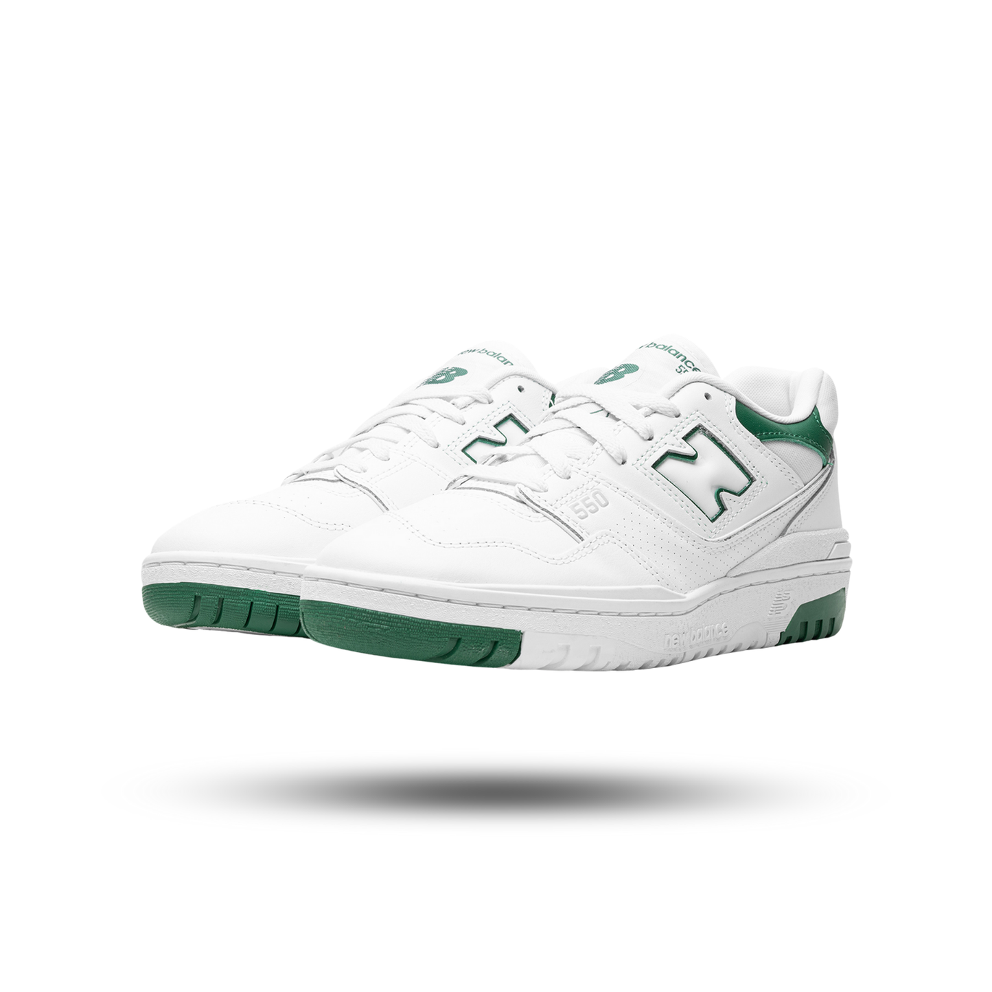 New Balance 550 White Classic Green