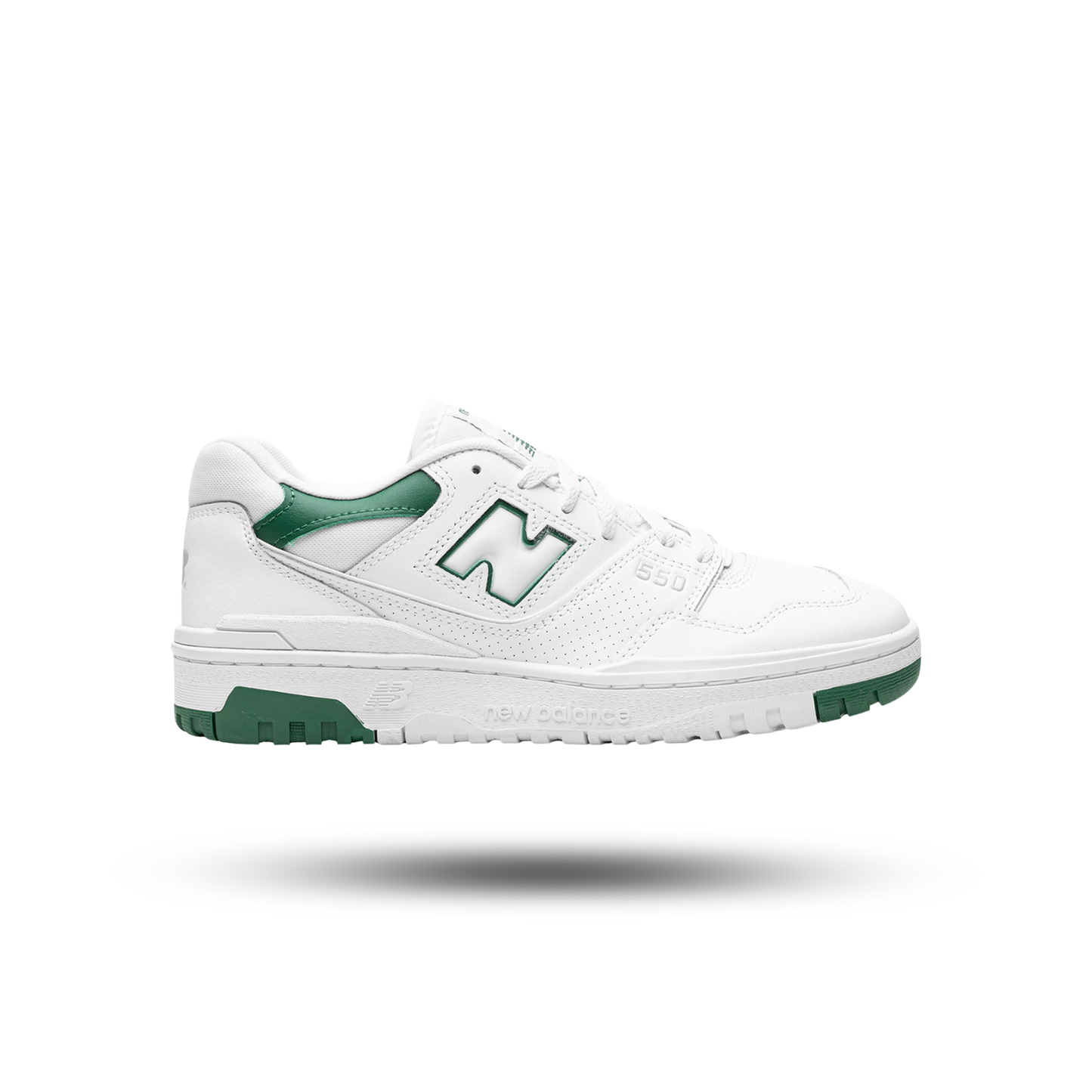 New Balance 550 White Classic Green