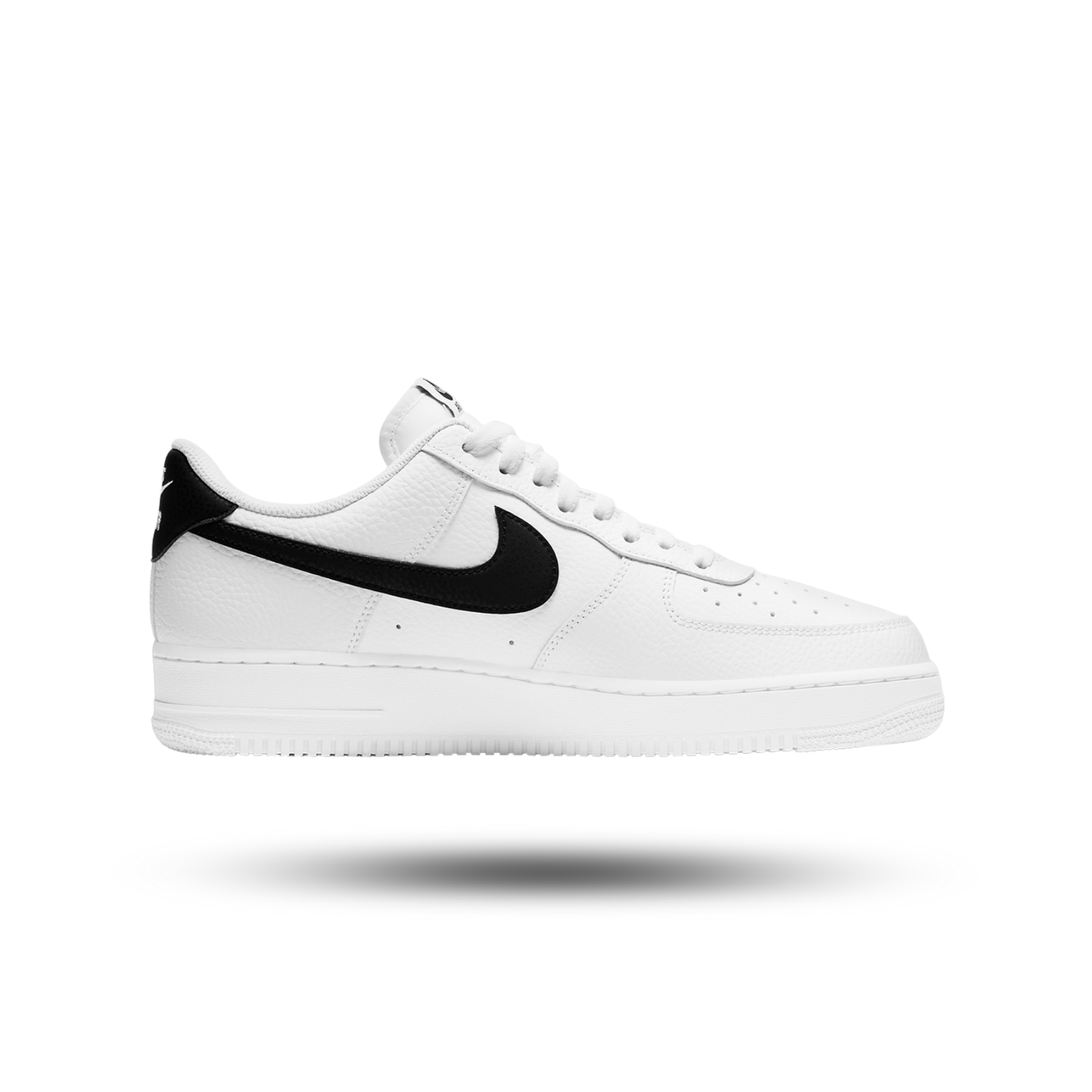 Nike Air Force 1 Low '07 White Black Pebbled Leather