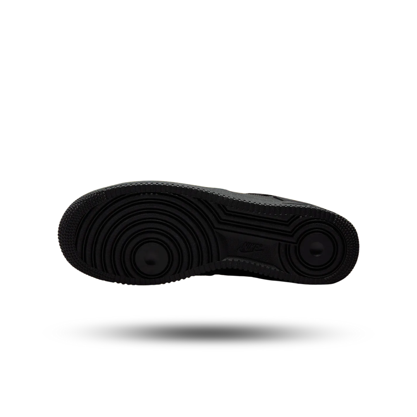 Nike Air Force 1 Low Cut Out Swoosh Black