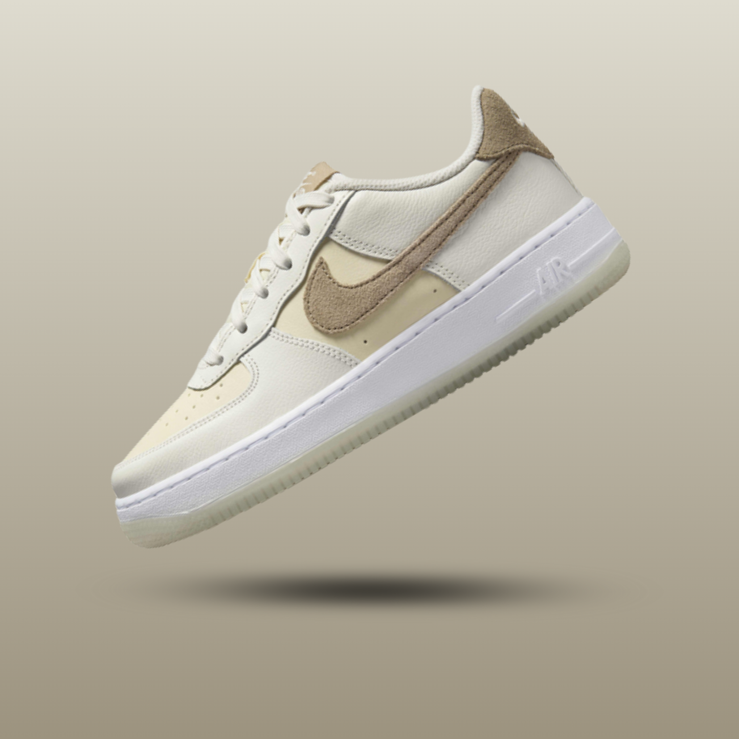 Nike Air Force 1 Low LV8 5 Sail Coconut Milk White Khaki (GS)