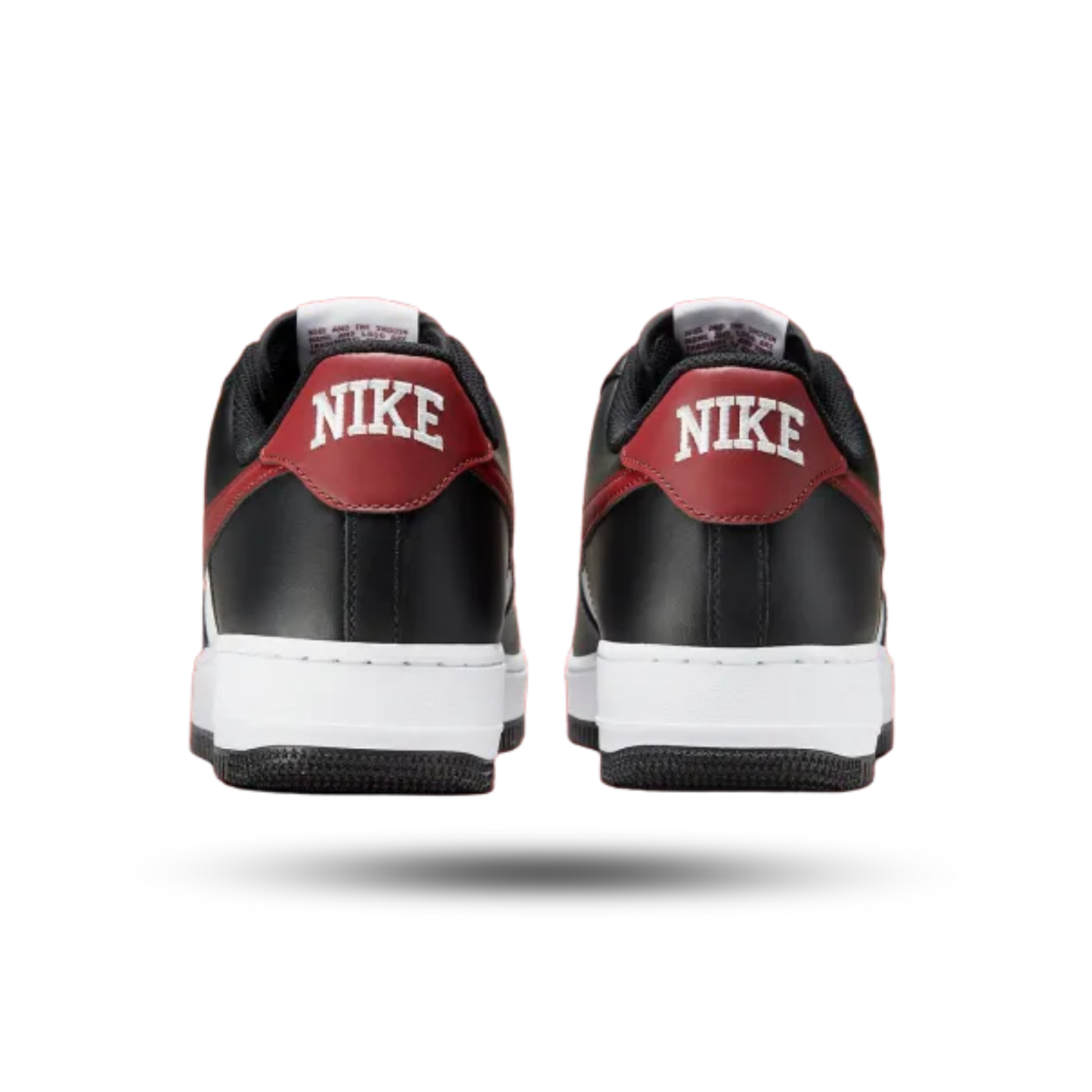 Nike Air Force 1 Low '07 Black White Dark Team Red