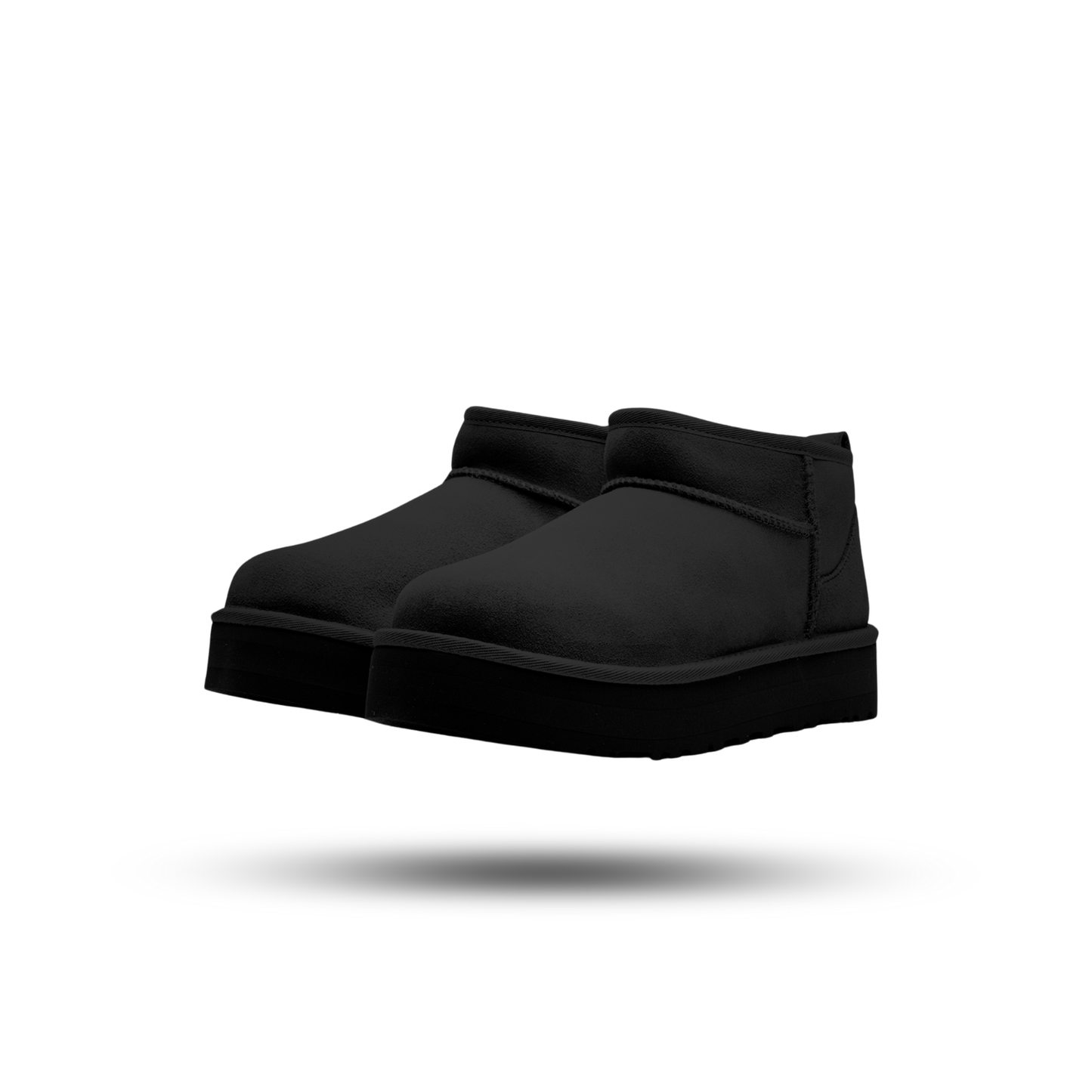 UGG Classic Ultra Mini Platform Boot Black (Kids)