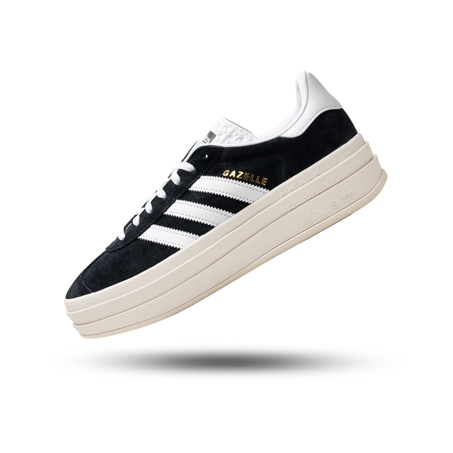 adidas Gazelle Bold Core Black White (Women's)