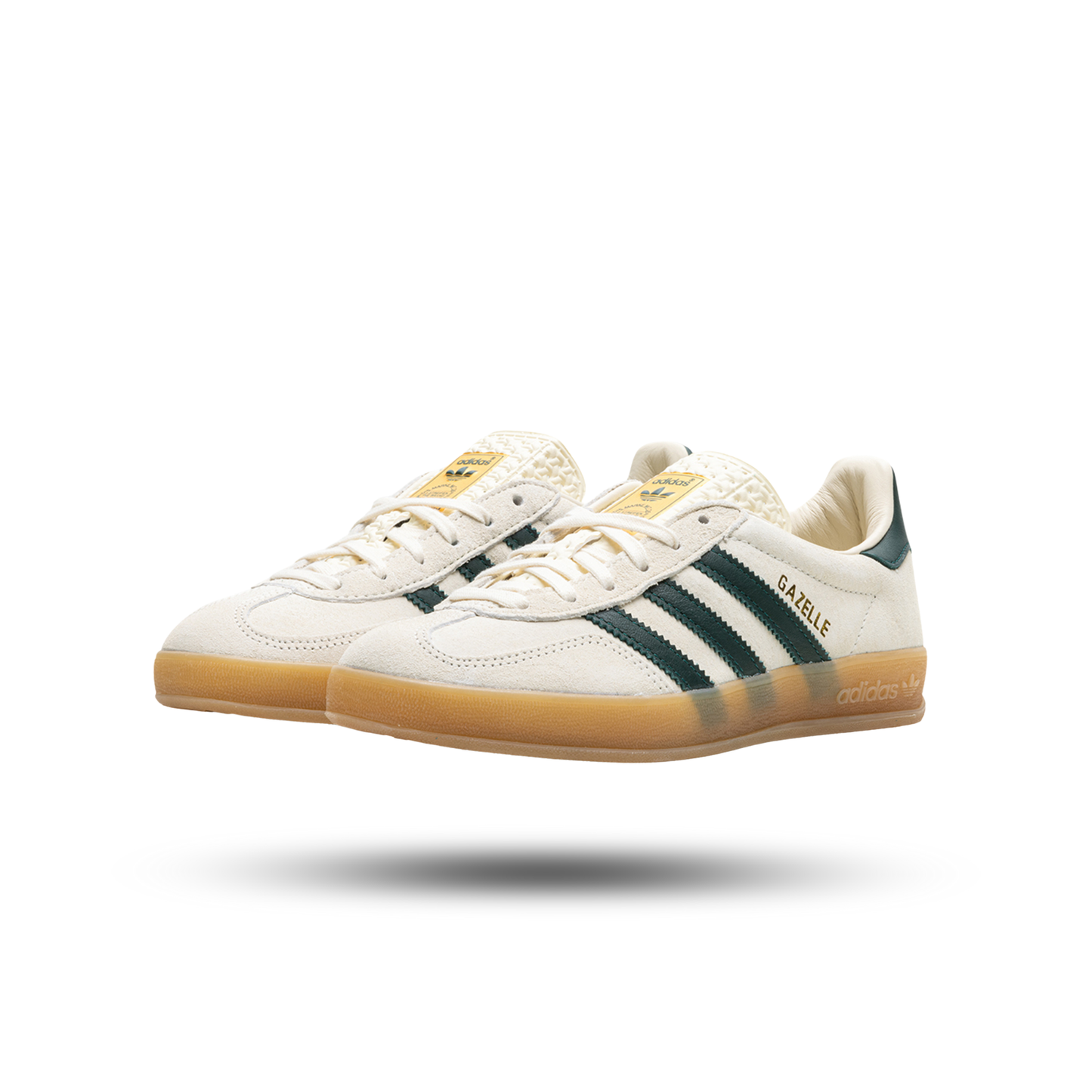 adidas Gazelle Indoor Cream White Collegiate Green Gum