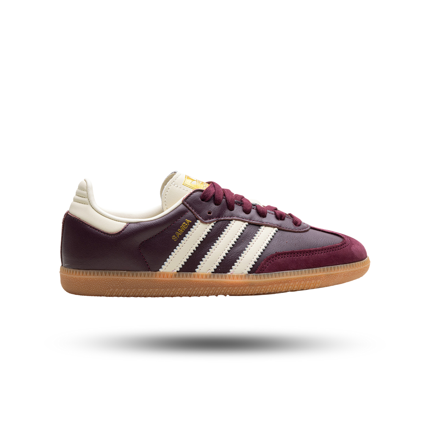 adidas Samba OG Maroon Gold Metallic (Women's)