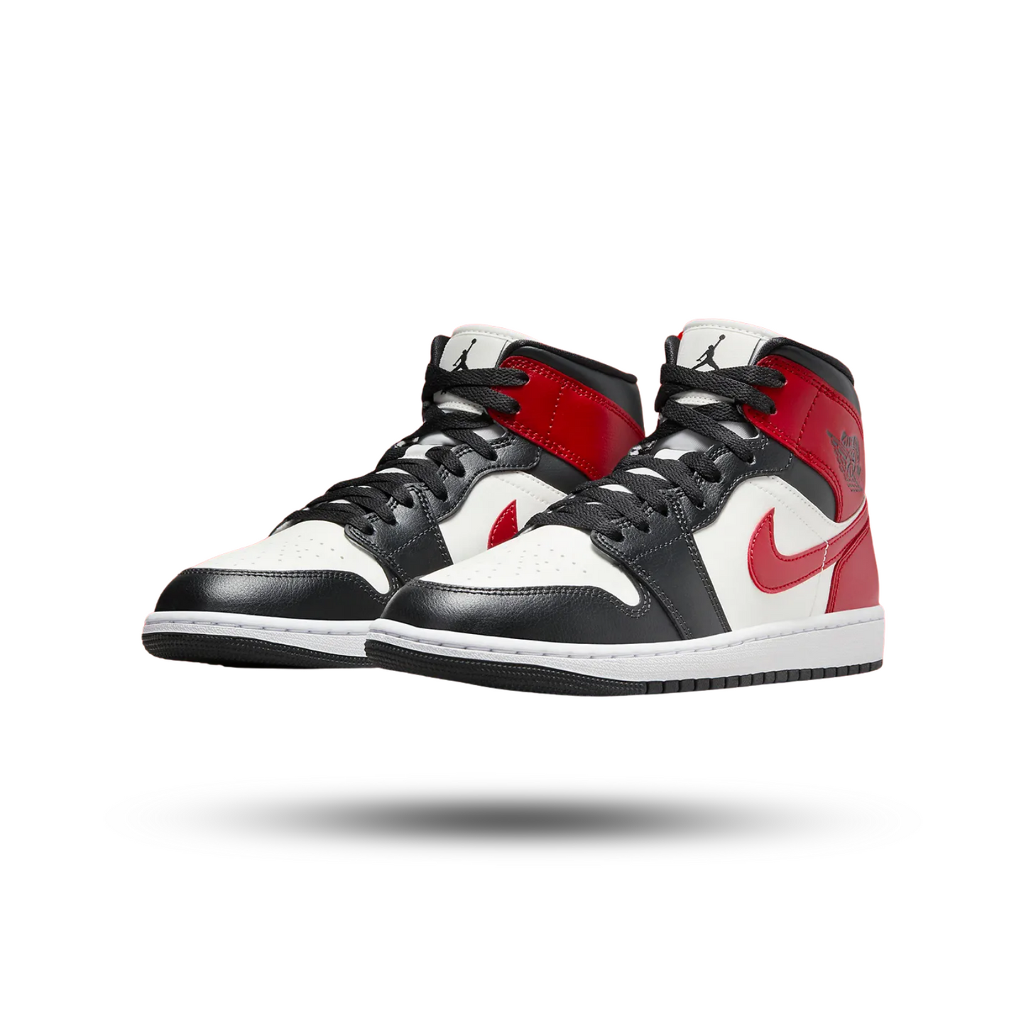 Air Jordan 1 Mid Gym Red Off Noir (Women's)