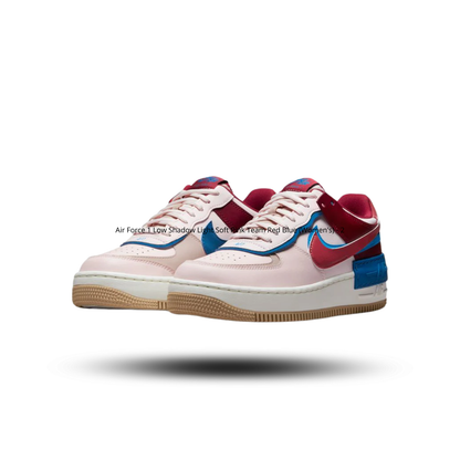 Nike Air Force 1 Low Shadow Light Soft Pink Team Red Blue (Women's)
