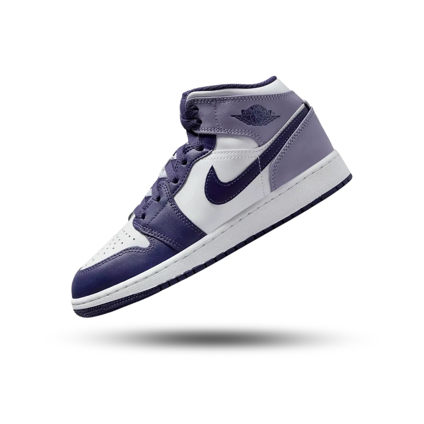 Air Jordan 1 Mid White Sky J Purple (GS)