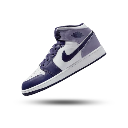 Air Jordan 1 Mid White Sky J Purple (GS)