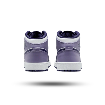 Air Jordan 1 Mid White Sky J Purple (GS)
