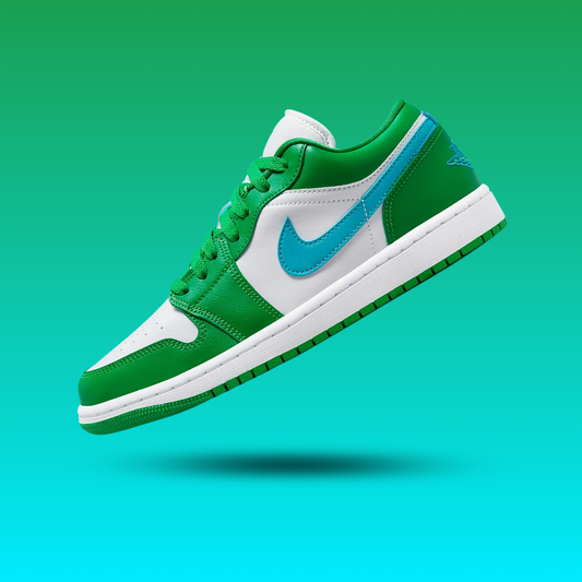 Air Jordan 1 Low Lucky Green Aquatone (Women's)