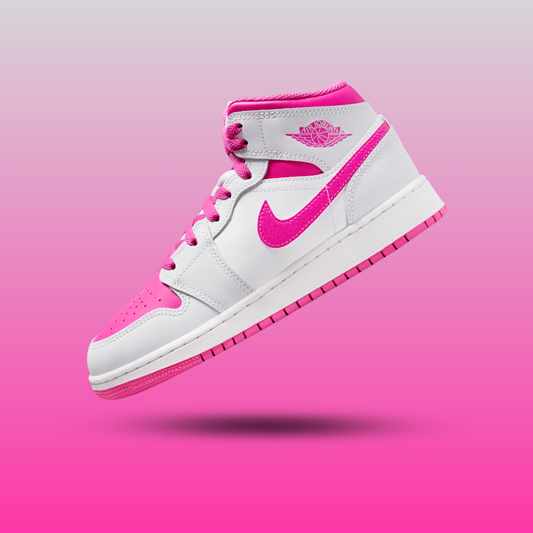 Air Jordan 1 Mid Fire Pink (GS)