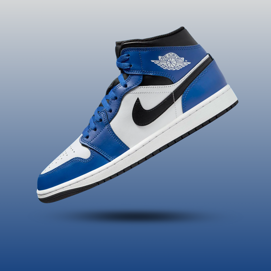 Air Jordan 1 Mid Game Royal White Black (GS)