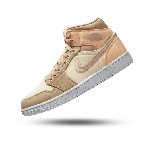 Air Jordan 1 Mid SE Canvas Khaki (Women's)