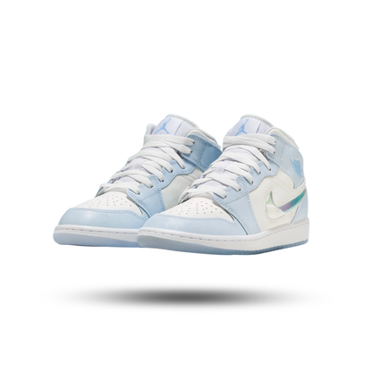Air Jordan 1 Mid SE Glitter Swoosh (GS)
