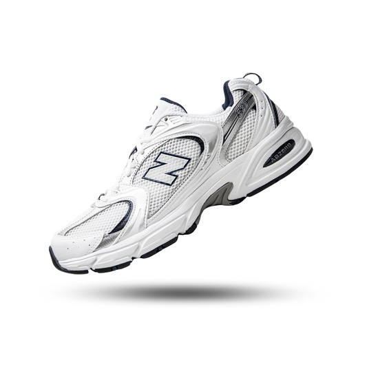 New Balance 530 White Silver Navy