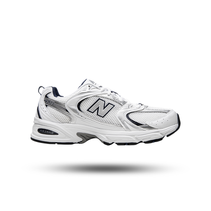 New Balance 530 White Silver Navy