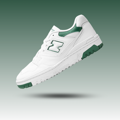 New Balance 550 White Classic Green