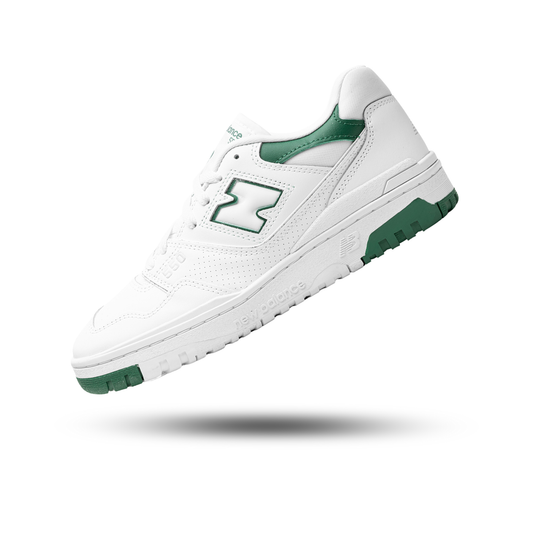 New Balance 550 White Classic Green