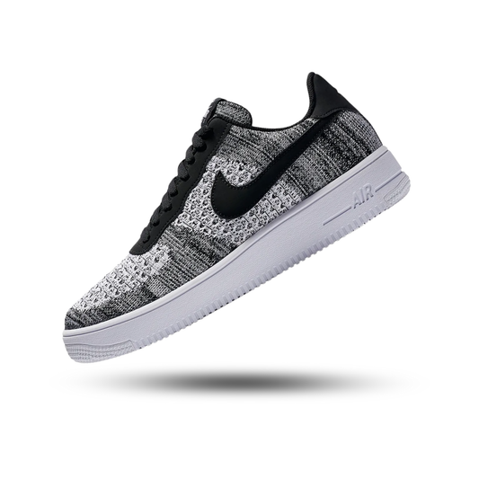 Nike Air Force 1 Flyknit 2 Black Pure Platinum