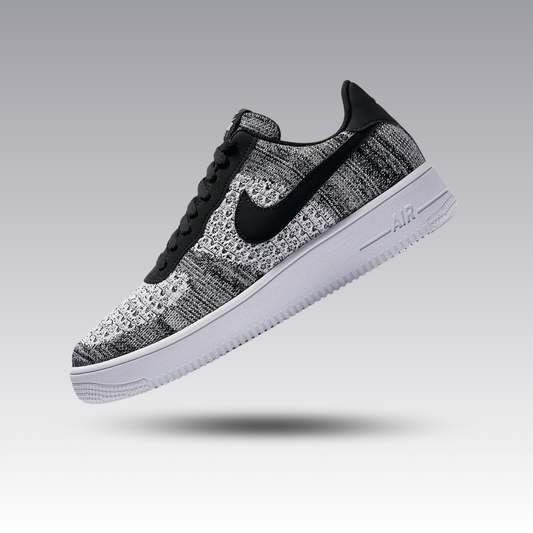 Nike Air Force 1 Flyknit 2 Black Pure Platinum