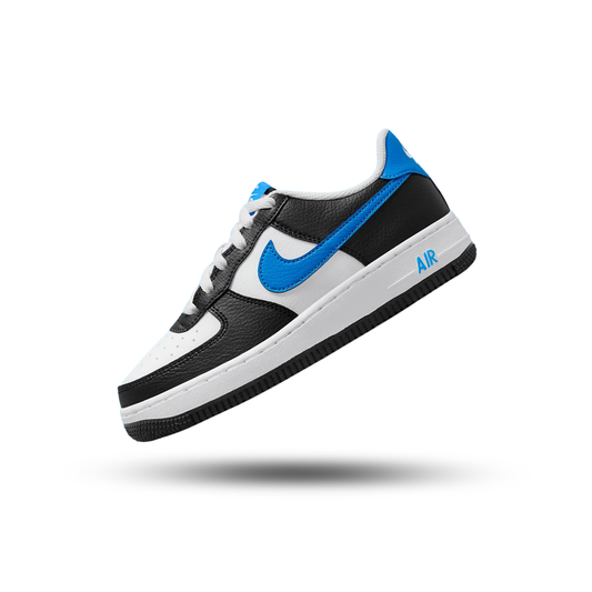 Nike Air Force 1 Low White Black Light Photo Blue (GS)