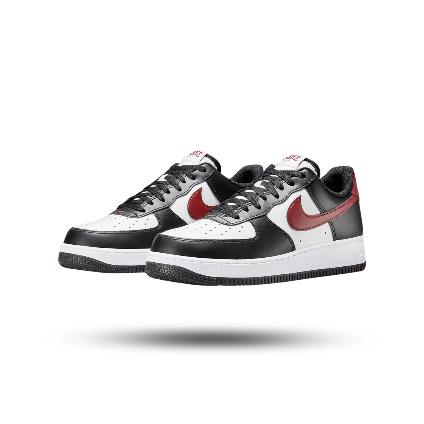 Nike Air Force 1 Low '07 Black White Dark Team Red