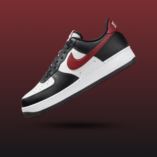 Nike Air Force 1 Low '07 Black White Dark Team Red