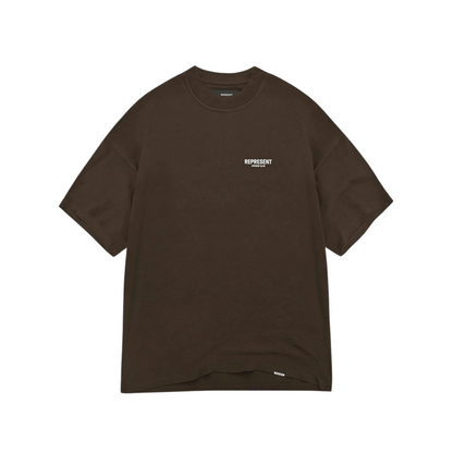 Represent Owner's Club T-Shirt Brown/White