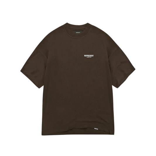 Represent Owner's Club T-Shirt Brown/White