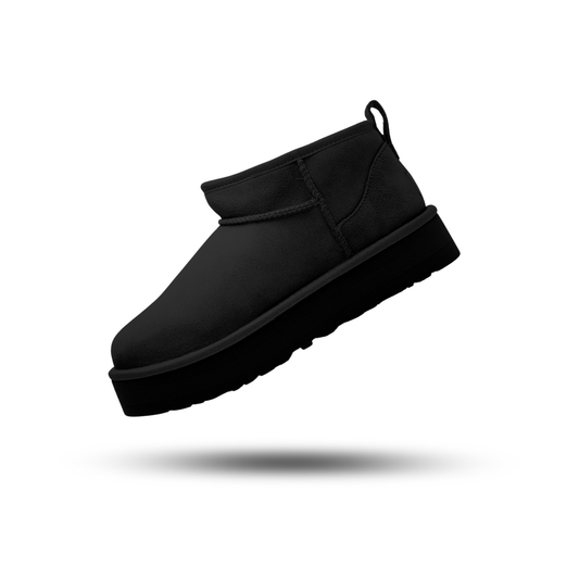UGG Classic Ultra Mini Platform Boot Black (Kids)