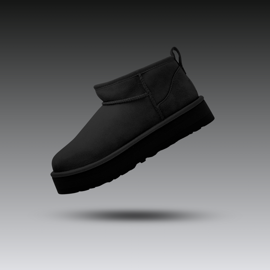 UGG Classic Ultra Mini Platform Boot Black (Kids)