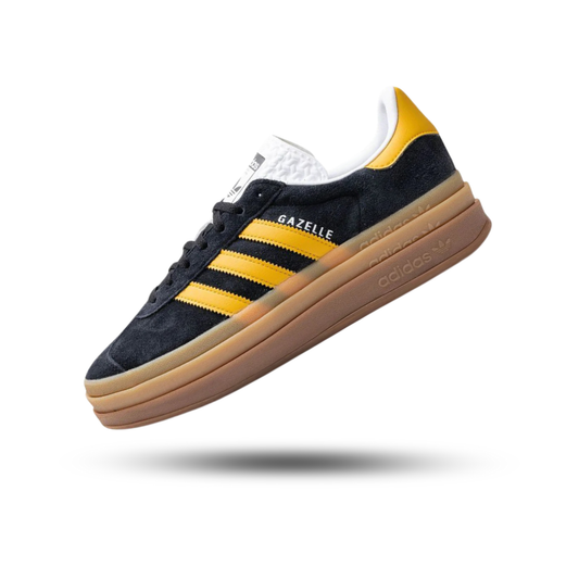 adidas Gazelle Bold Black Bold Gold (Women's)