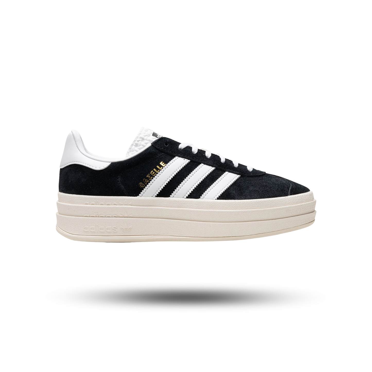 adidas Gazelle Bold Core Black White (Women's)