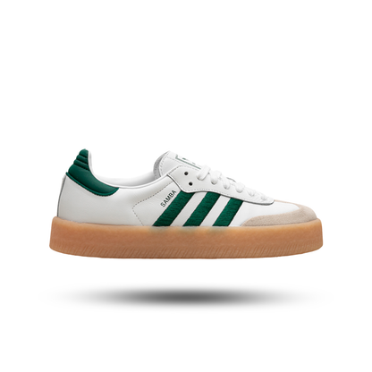 adidas Sambae White Collegiate Green Gum (Women's)