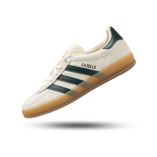 adidas Gazelle Indoor Cream White Collegiate Green Gum