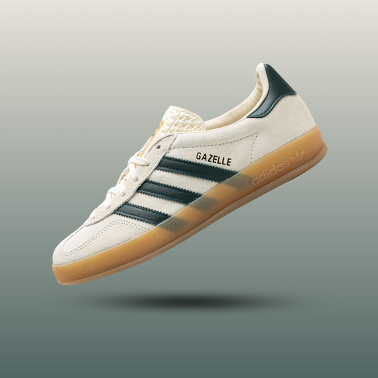 adidas Gazelle Indoor Cream White Collegiate Green Gum
