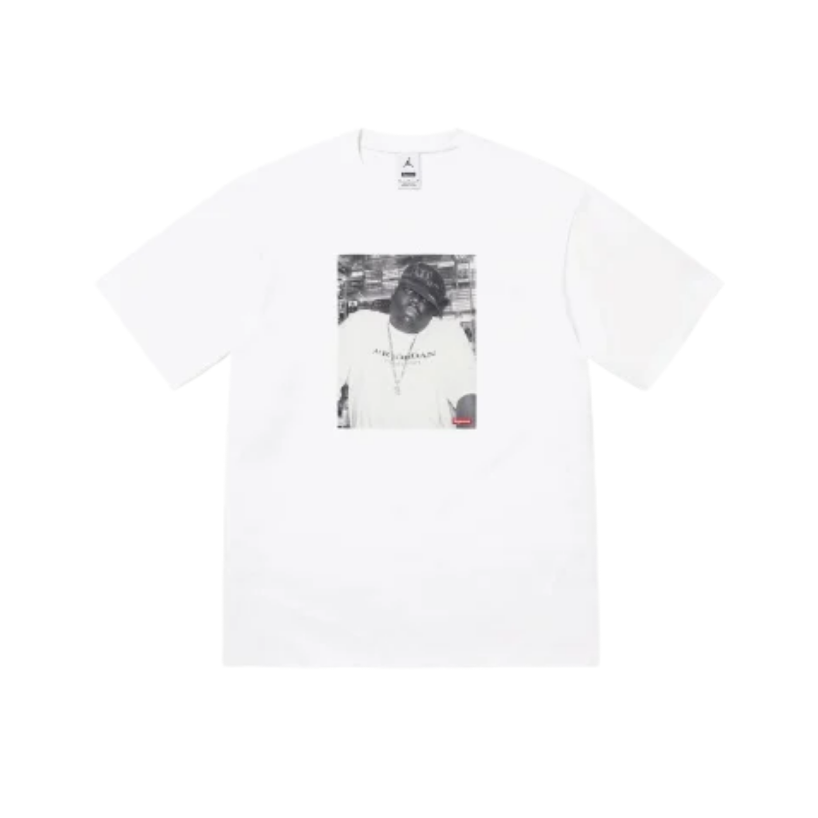 Supreme x Jordan Biggie S/S Top White