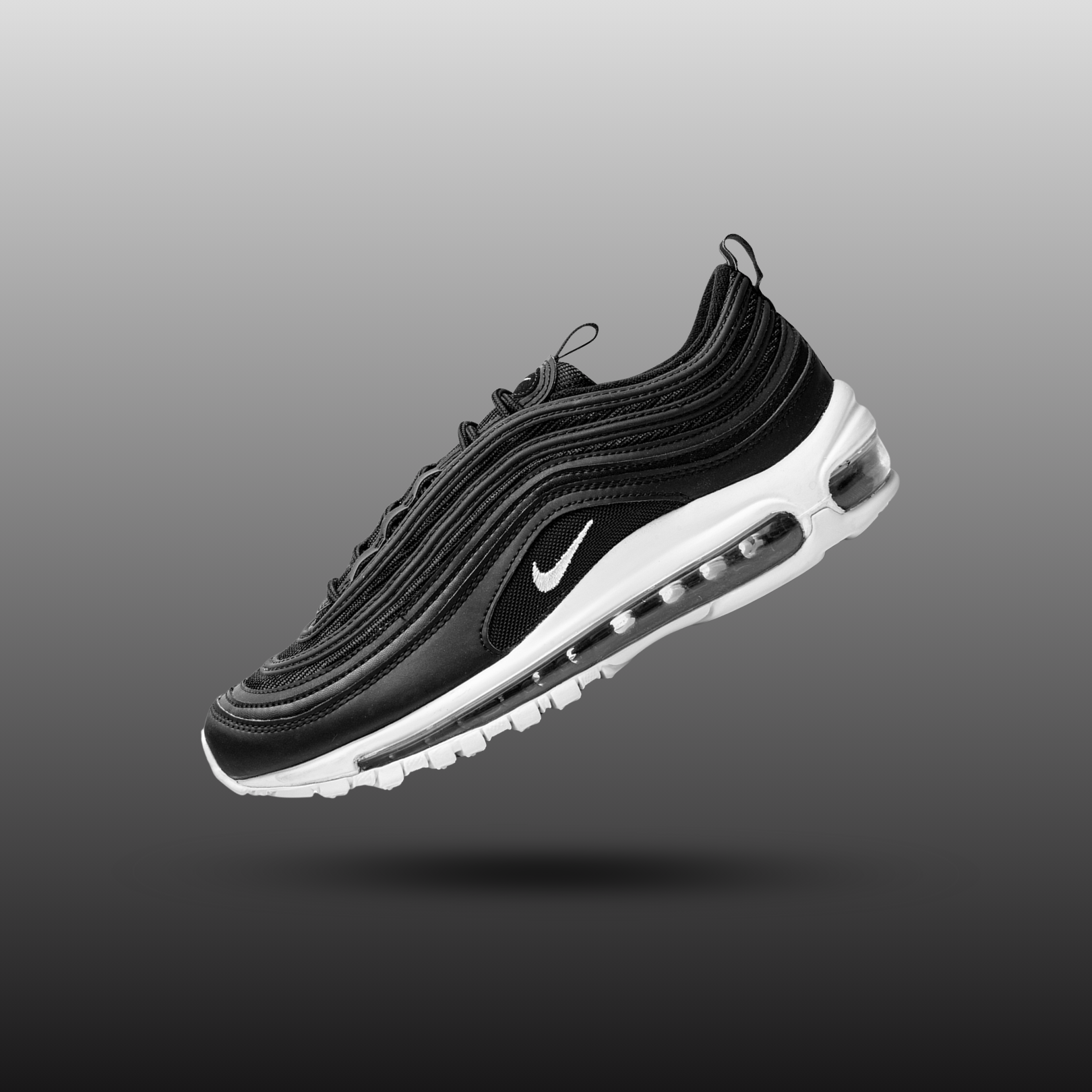Nike Air Max 97 White Black (GS)