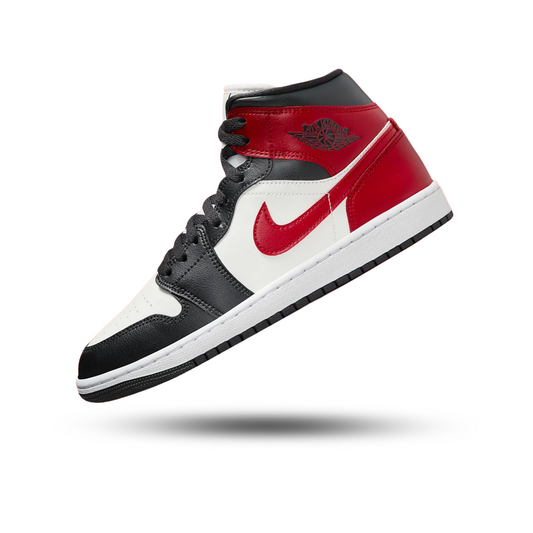 Air Jordan 1 Mid Gym Red Off Noir (Women's)