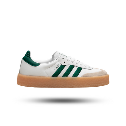 adidas Sambae White Collegiate Green Gum (Women's)