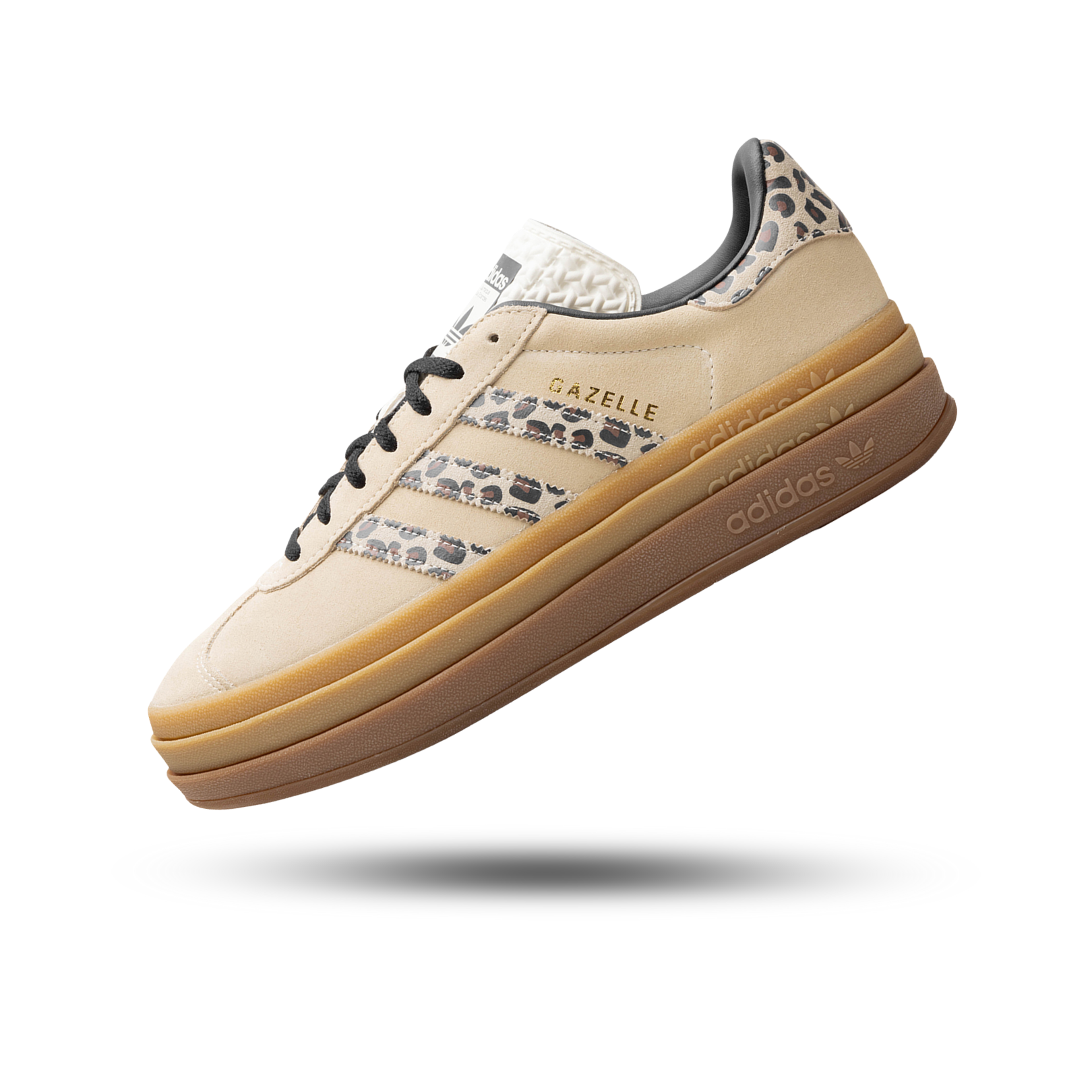 adidas Gazelle Bold Cream Black Leopard (Women's)