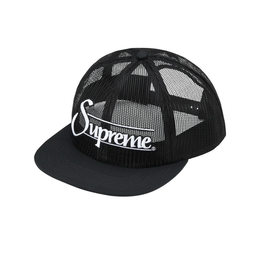 Supreme Mesh 6-Panel Black