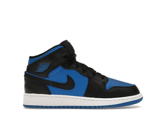 Air Jordan 1 Mid Black Royal Blue (GS)