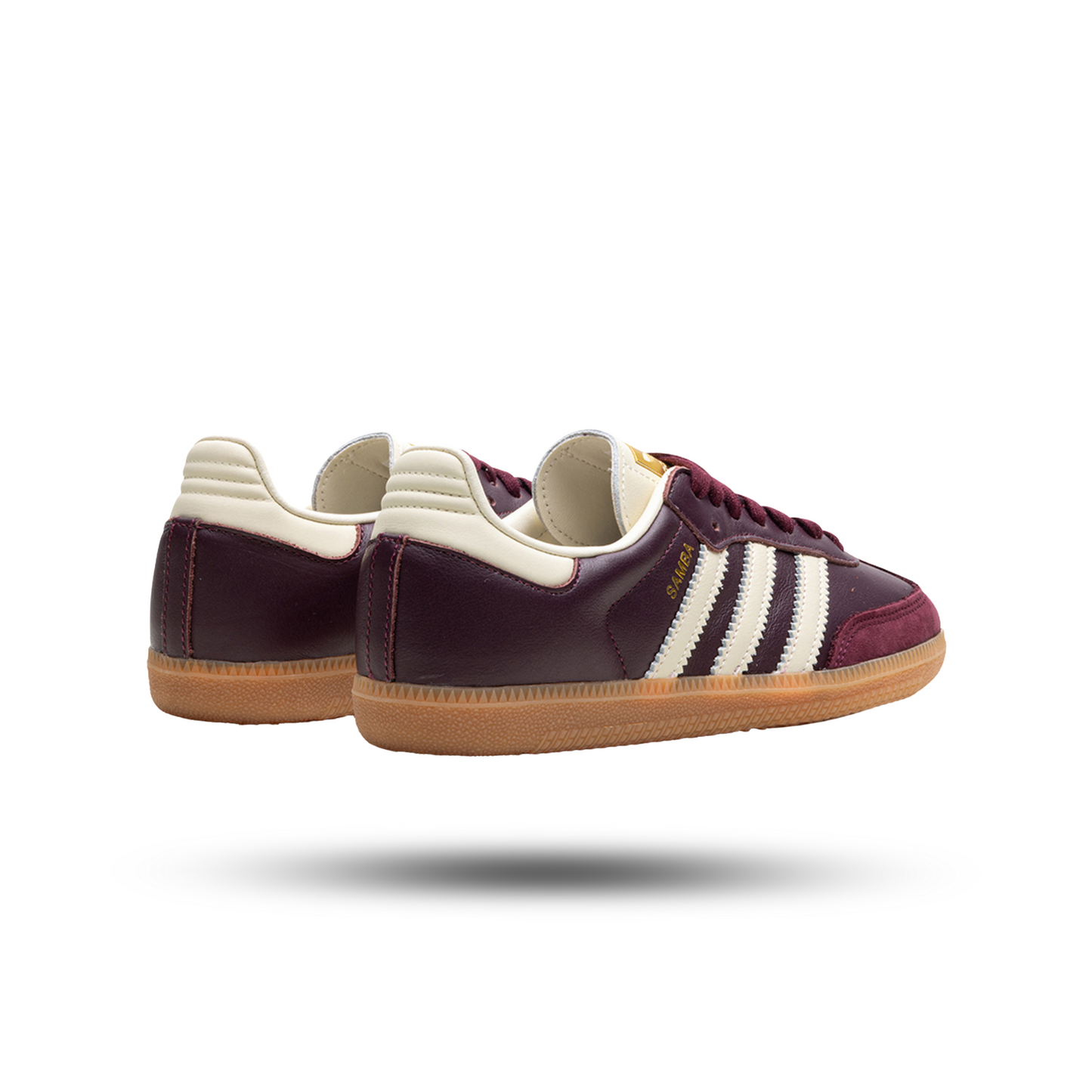 adidas Samba OG Maroon Gold Metallic (Women's)